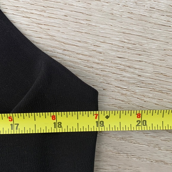 NWT Seraphine‎ Maternity draped long black vest size 2 nursing - Picture 5 of 8